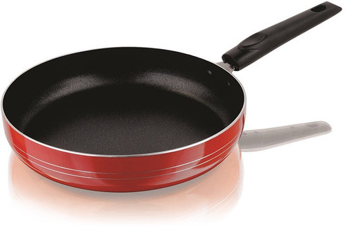 NIRLON Stir Fry Pan 12 cm diameter with Lid 1.5 L capacity Aluminium, Non stick NIRLON Pans