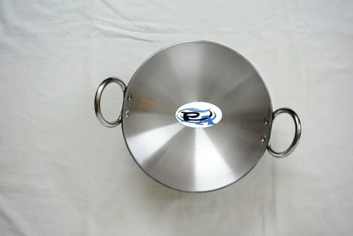 Phoenixarts Kadhai 20 cm diameter 1.4 L capacity Aluminium Phoenixarts Woks Kadhais
