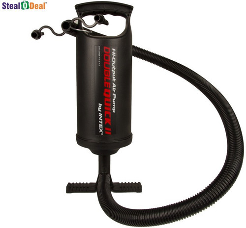 Intex Stealodeal Multipurpose Inflation Float Pump Black Intex Sports