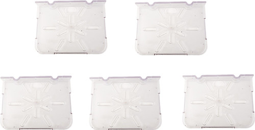 RoyaL Indian Craft Pack of 5 Unbreakable Speaker/Set top Box PP Polypropylene Wall Shelf Number of Shelves 5, White RoyaL Indian Craft Wall Shelv