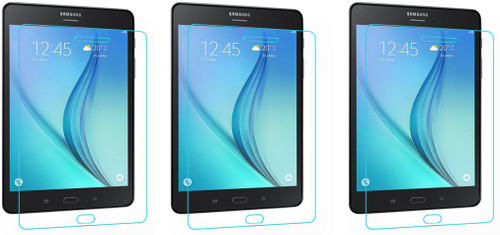 ACM Tempered Glass Guard for Pack of 3 , Samsung Galaxy Tab A T355 8.0 Pack of 3 ACM Screen Protectors