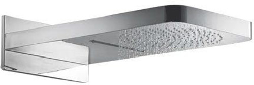 Hindware 2 Flow Waterfall Cascade Rain Shower Head Hindware Shower Heads