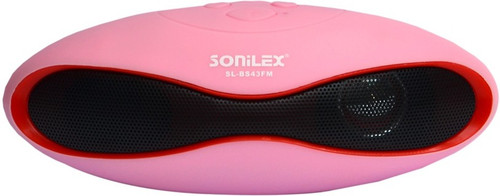 Sonilex BS 43 FM Portable Bluetooth Home Theatre Pink, Mono Channel Sonilex Speakers