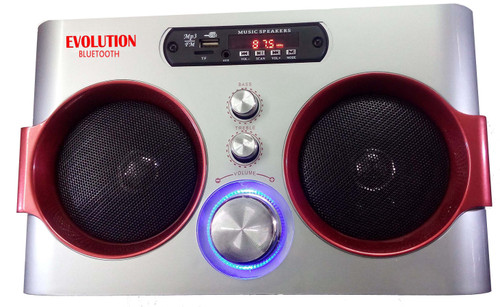 Evolution Kart BLUTH007 5 W Portable Bluetooth Speaker Silver, Stereo Channel Evolution Kart Speakers