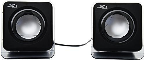 Terabyte KUBIXE 02B 1 W Portable Laptop/Desktop Speaker Black, 2.1 Channel Terabyte Speakers