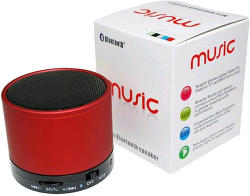 Music Edition S002 3 W Portable Bluetooth Speaker Multicolor, 2.1 Channel Music Edition Speakers