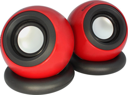 Zebronics Supernova USB Speakers Red Black, 2.0 Channel Zebronics Speakers