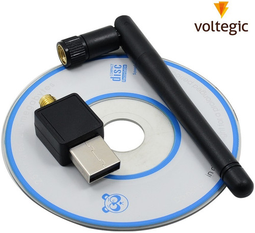 Voltegic ™ Wifi Transmitter 802.IIN USB 2.0 Wireless Receiver Mini 600Mbps Network Antenna Lan Card ™ Wifi Transmitter 802.IIN USB 2.0 Wireless Receiv