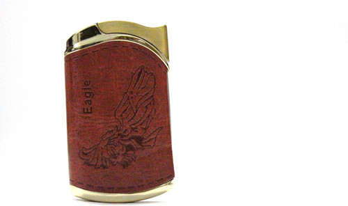 ZIP Leather Cover z12 Cigarette Lighter Brown ZIP Mobile Accessories