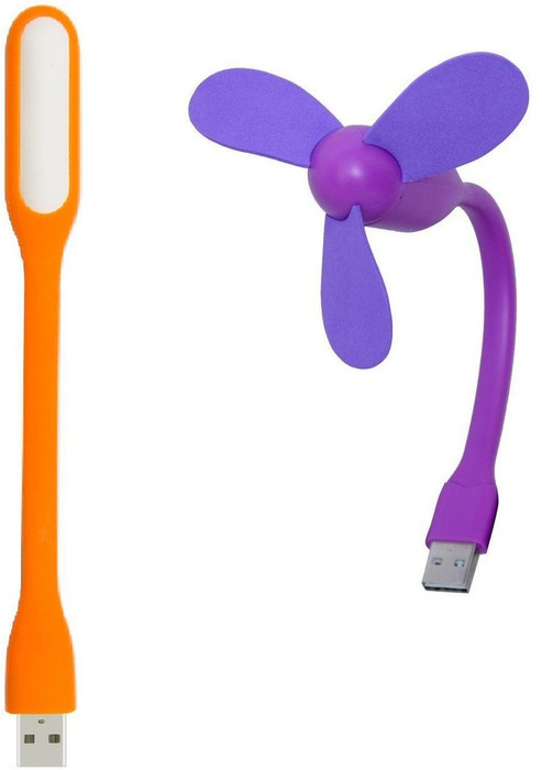 SK FL SK 12 Laptop Accessory, Led Light Orange, Purple SK Mobile Accessories