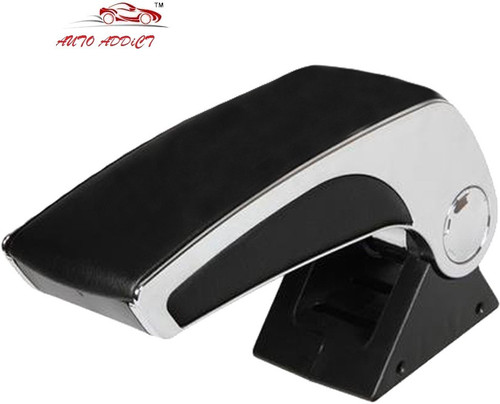 AuTO ADDiCT Plain Chrome Black AA195 Car Armrest Chevrolet, Beat