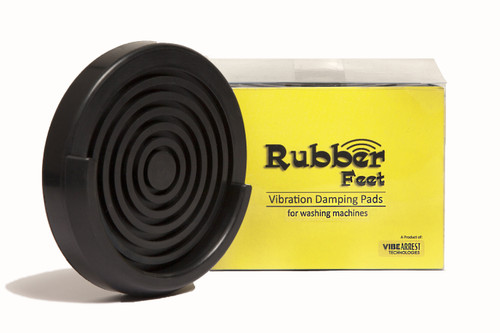 Rubber Feet Washing Machine Trolley 10 cm x 10 cm Rubber Feet Appliance Trolleys