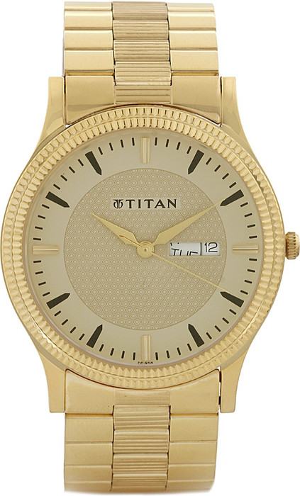 Titan NH1650YM04 Analog Watch For Men Titan Wrist Watches