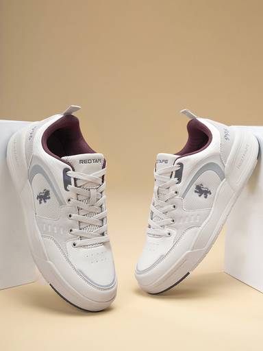 RED TAPE White Sneakers for Man | Lifestyle Shoes for Boys | Comfortable Shoes | Trendy Sneakers For Men