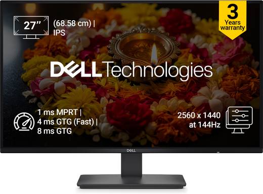 DELL SE Series 68.58 cm (27 inch) Quad HD LED Backlit IPS Panel with AMD