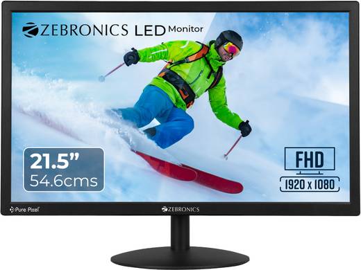 ZEBRONICS EA Series 54.61 cm (22 inch) Full HD LED Backlit IPS Panel with 300