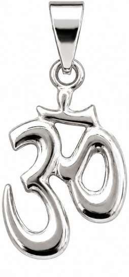 SRKJ 925 Sterling Silver Om Pendant for Men & Women Sterling Silver Locket deal from flipkart