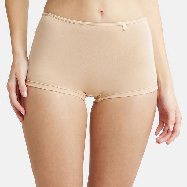 JOCKEY SS04 High Coverage Super Combed Cotton Elastane Stretch with StayFresh Treatment Women Boy Short Beige Panty