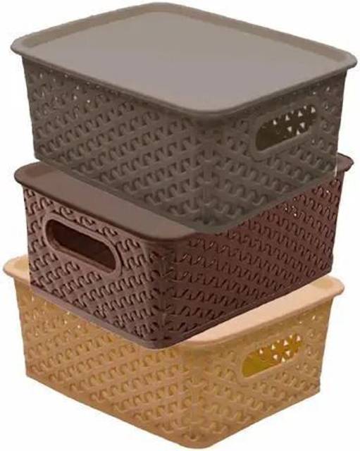 Pack of 3 Plastic Grocery Container  176
