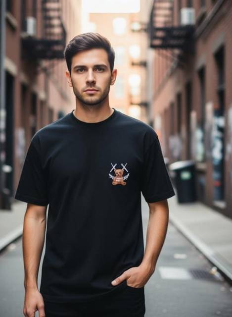 🔥 Men Black T-Shirts @ ₹113