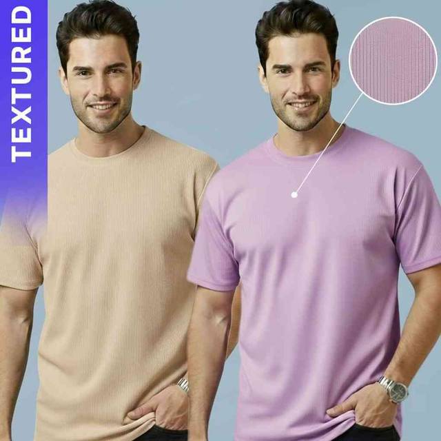 💥 Men's Solid T-Shirt @ ₹88