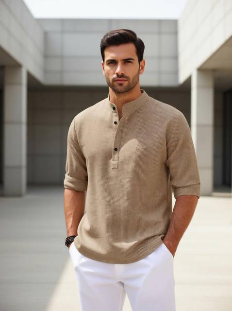 🔥  Men's Self Design Kurta @ ₹304