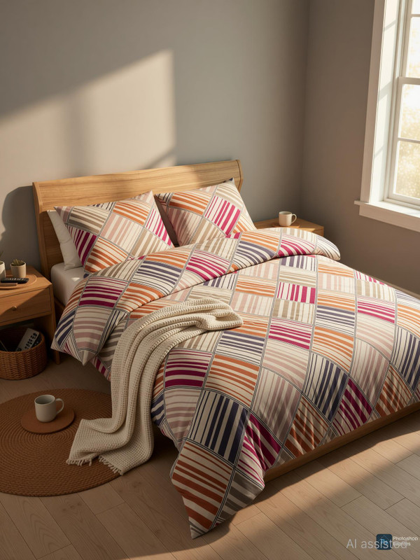 YASHI DÉCOR Cotton Double King Bedsheet