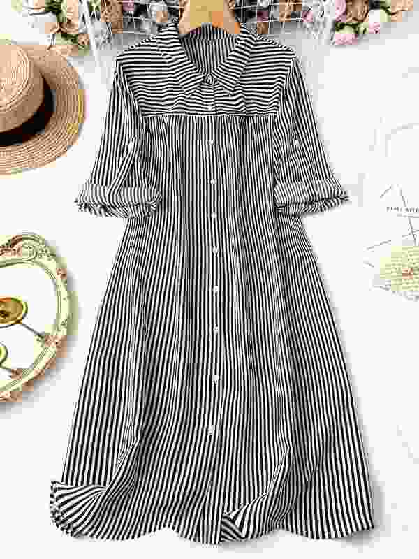 Nautiful Women Shirt White, Black Dress