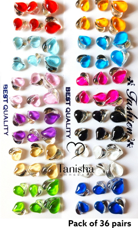 MegaValue Resin Stud Earring
