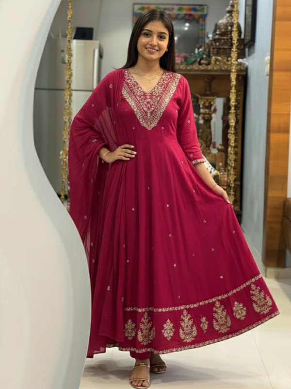 KALINI Women Kurti Pant Dupatta Set