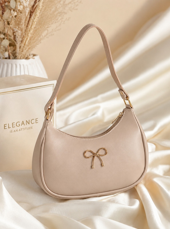 Nexivo Women Beige Shoulder Bag