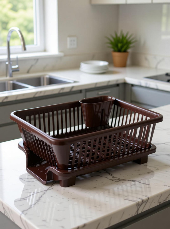 ShopGlobal Dish Drainer Kitchen Rack