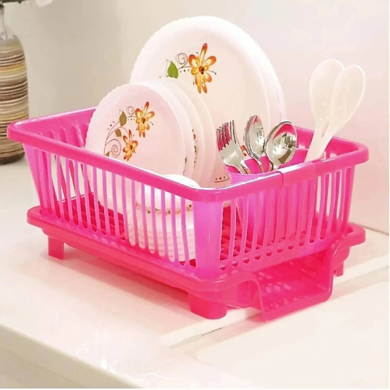 Quickmart Dish Drainer Kitchen Rack Plastic