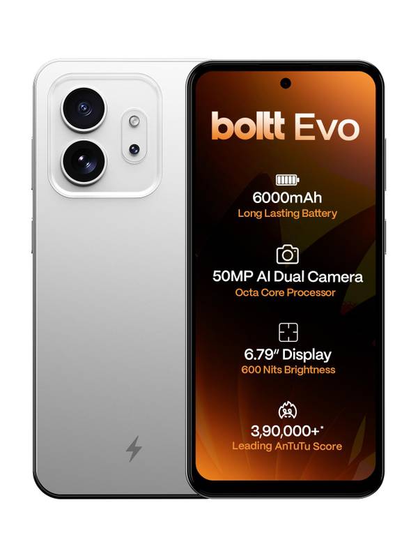 BOLTT EVO (Arctic White, 128 GB) (6 GB RAM)