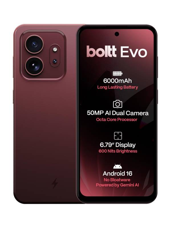 BOLTT EVO (Berry Red, 64 GB) (4 GB RAM)