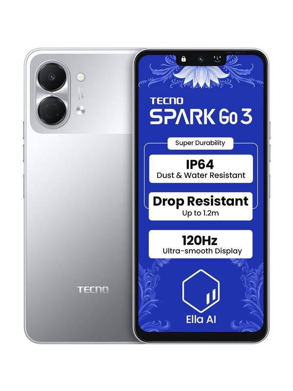 Tecno Spark Go 3 (Titanium Grey, 64 GB) (4 GB RAM)
