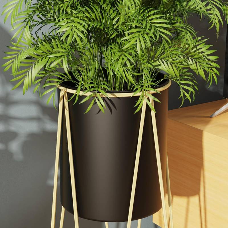DECENT HOME DECOR Planter Stand for Balcony Plant Container Set - Photo 5