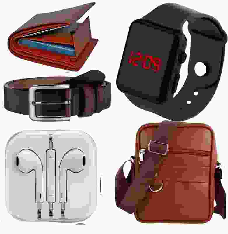 Khatu Belt, Wallet & Watch Combo