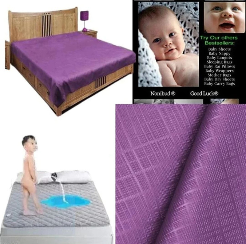 Golden Leaf 220 TC Polyester Double Solid Bedsheet