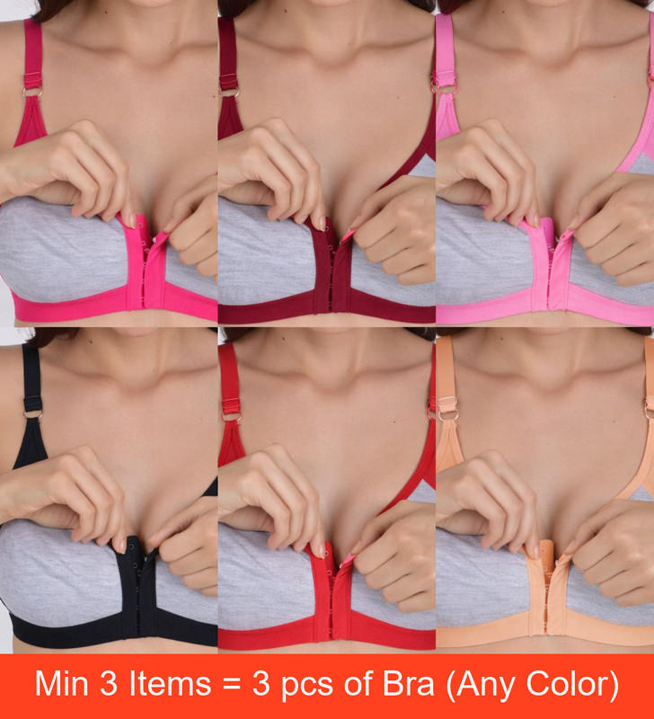 Mrs Queen (Pack of_ 1) Women Full Coverage Non Padded Bra