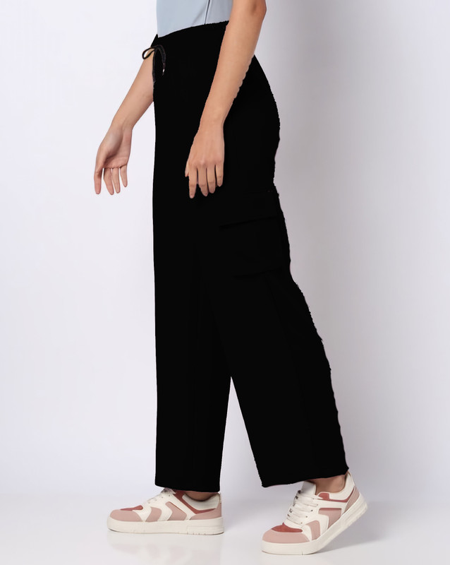 YSP FASHION Women Cotton Blend Cargos