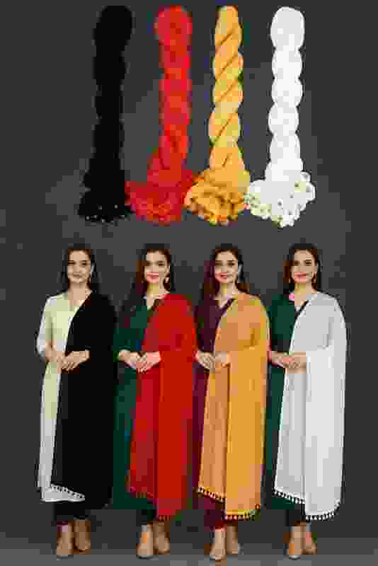 Raj Jyoti Creation Lycra Blend Women Dupatta