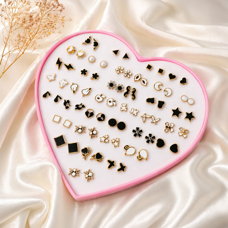 SAJYAAR Metal Earring Set