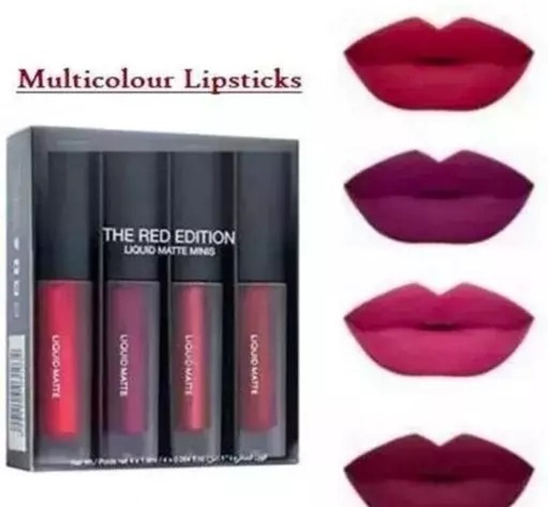 Jolli Huda Beauty Fabulous Red Shade Matte Longlasting Waterproof Lipstick |The Red Edition