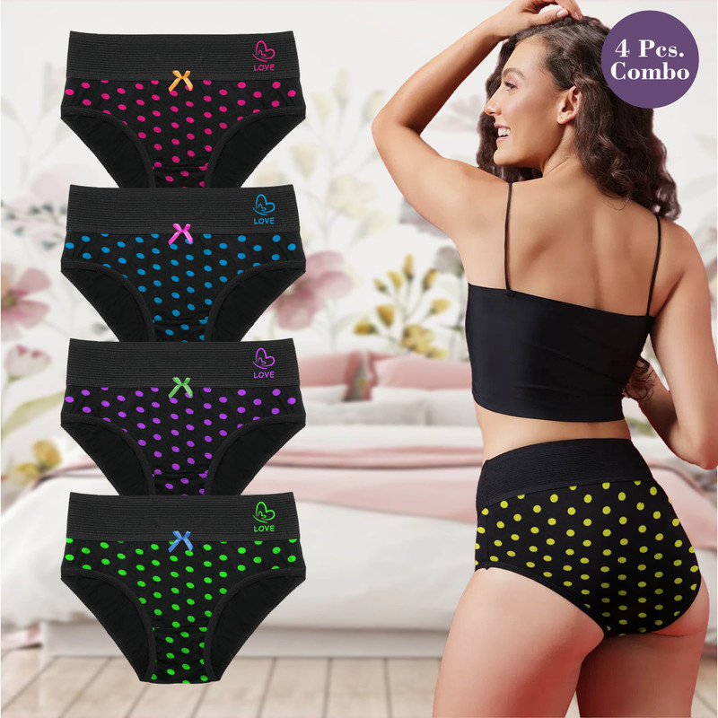 VAISHMA Women Hipster Black Panty