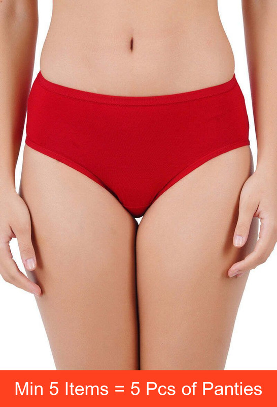 ROSEDAY Women Hipster Red Panty
