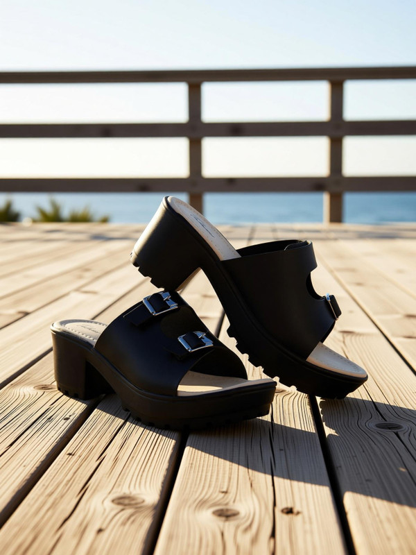 Todhwear Women Black Heels