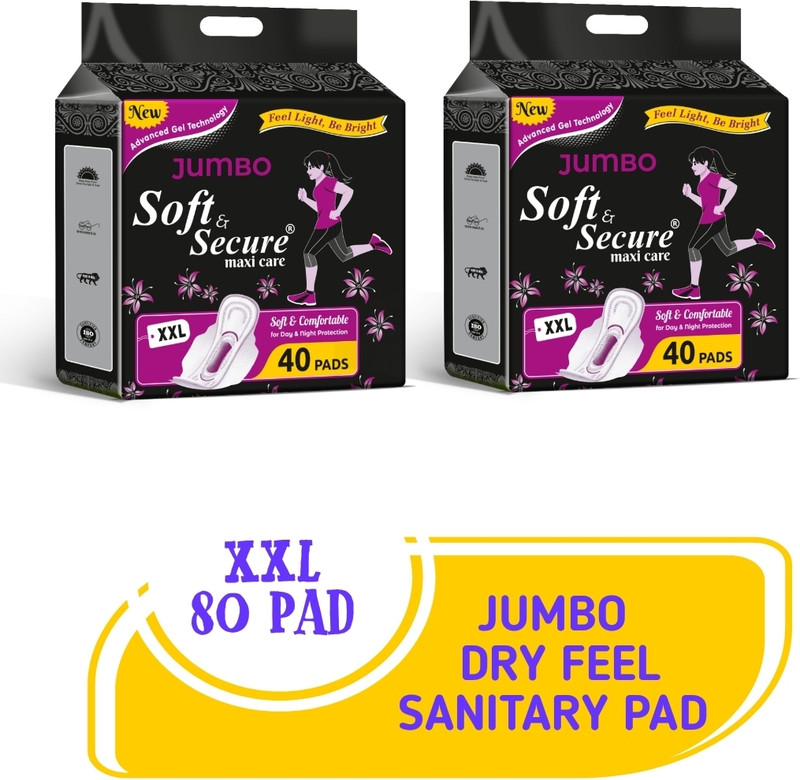SOFT & SECURE DRY COVER MAXI CARE SOFT COMFORT XXL SANITARY PAD Sanitary Pad