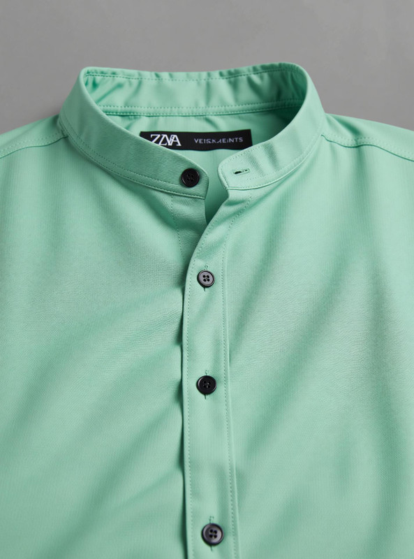 RAHUL LOOK Men Solid Casual Light Green Shirt