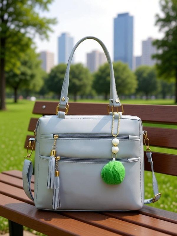 Ruok Grey Sling Bag Girl Women Sling Cross Body Shoulder Handbag Colour Grey